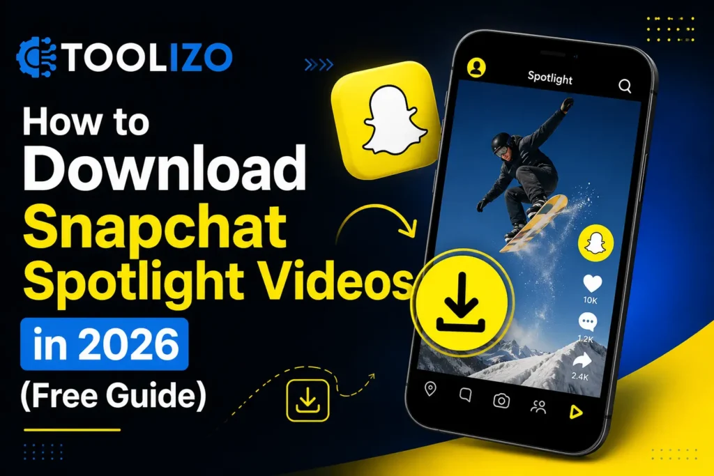 How to Download Snapchat Spotlight Videos in 2026 (Free Guide)