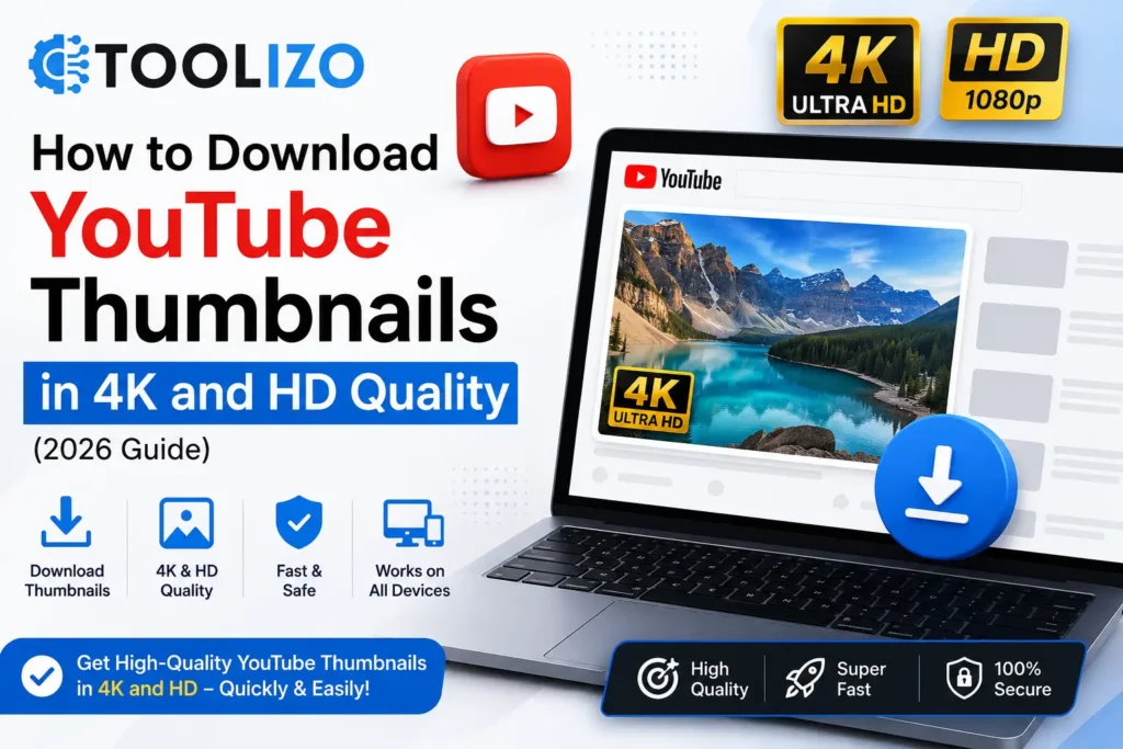 How to Download YouTube Thumbnails in 4K and HD Quality (2026 Guide)