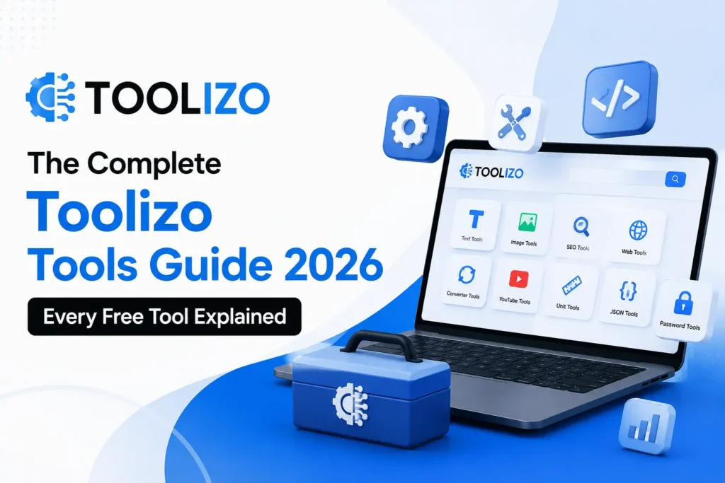 Toolizo Tools Guide 2026 Free Online Tools