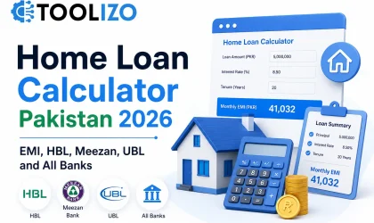 Home Loan Calculator Pakistan 2026 EMI, HBL, Meezan, UBL and All Banks